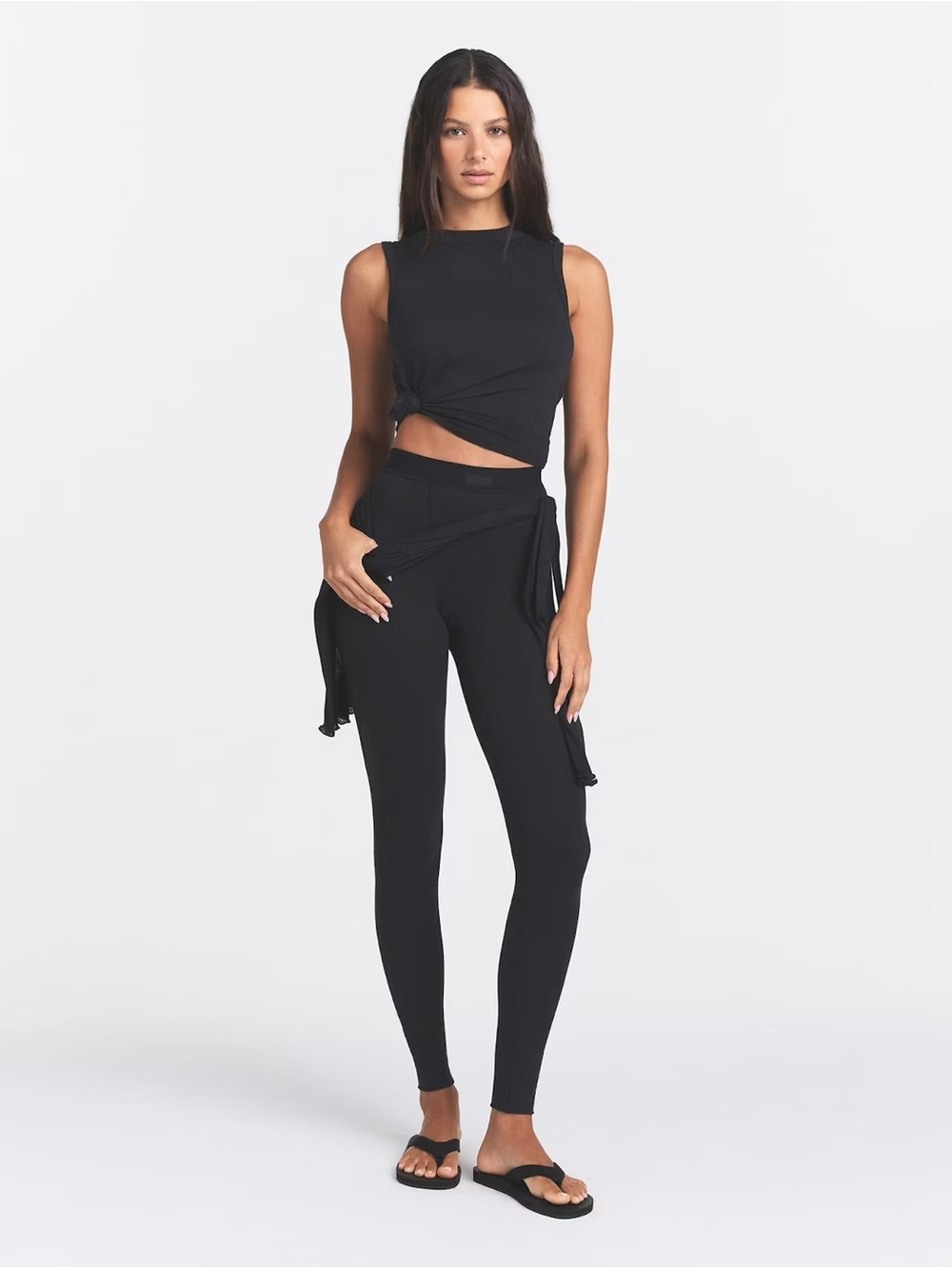 Skims cotton rib legging
